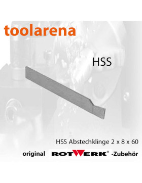 HSS-Abstechklinge 2 x 8 mm (1 Stück)